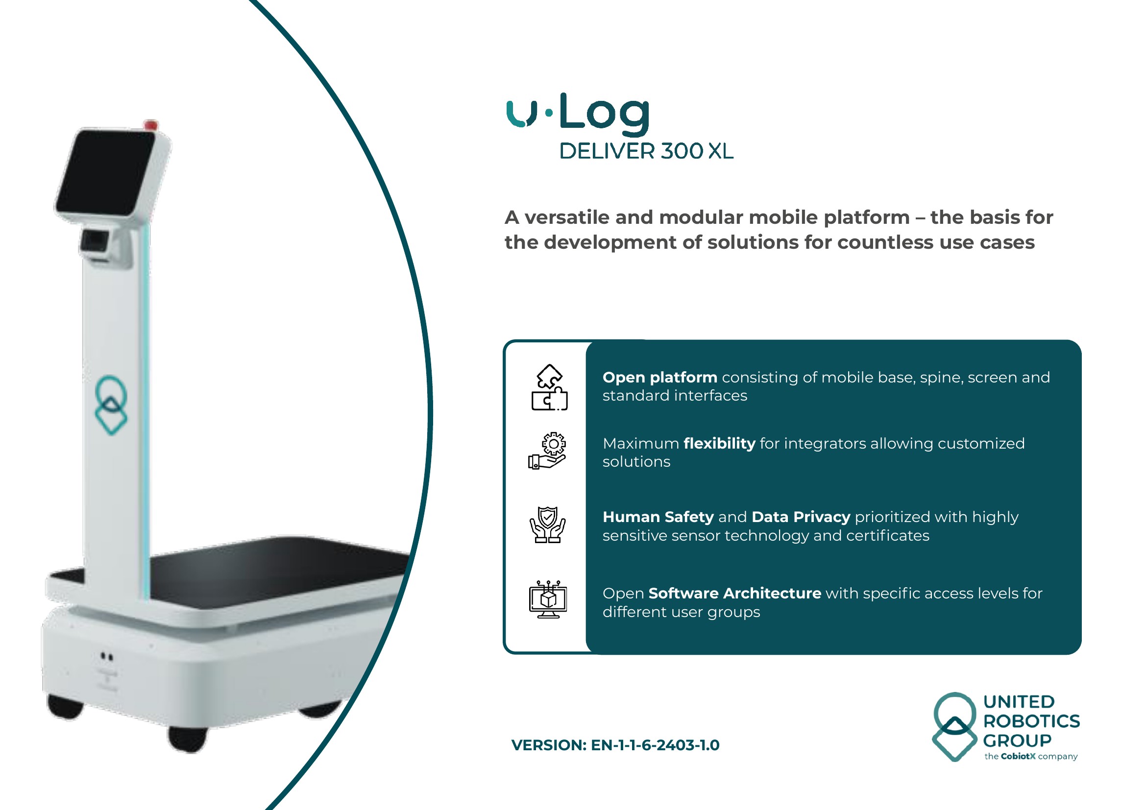 Autonomous robot operating in warehouse environment